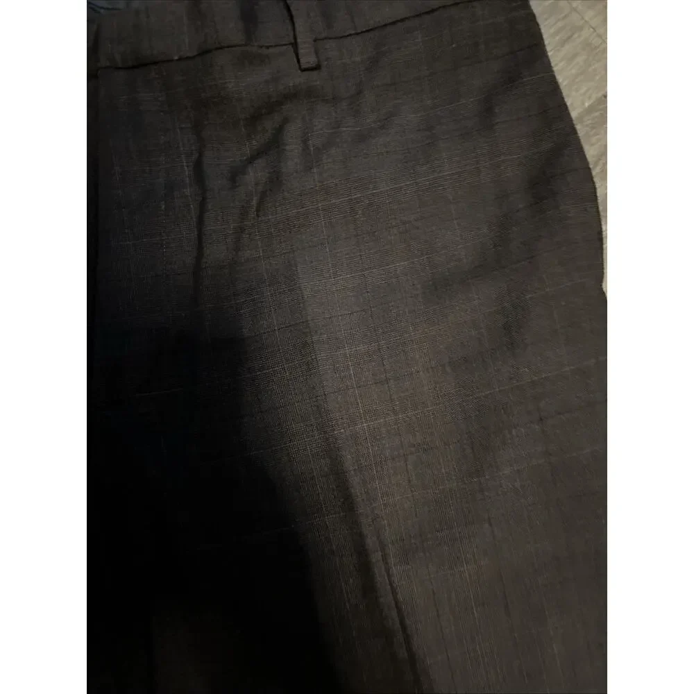 Banana Republic Mens Classic Fit Pants Brown 38x32 Dress Pant Stretch Wool Blend